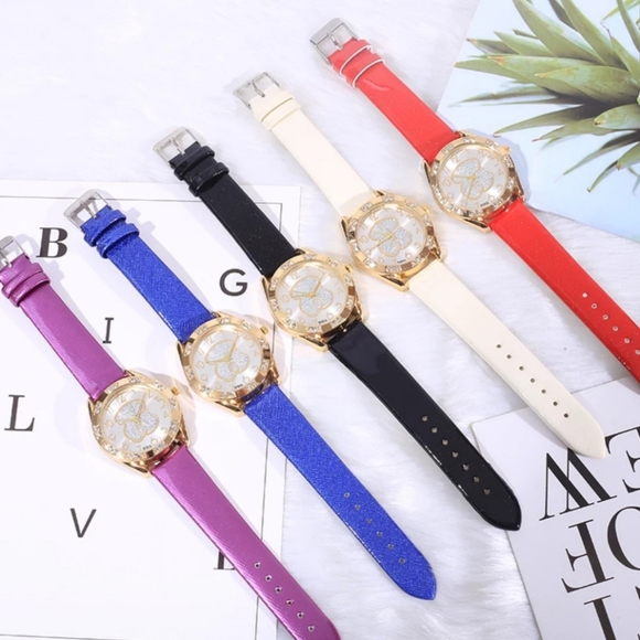 New Designer top Brand gold tone battery watch - Picture 2 of 5